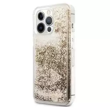 Etui Guess GUOHCP14LGLHFLGO do Apple iPhone 14 Pro 6,1" złoty/gold hardcase Glitter Charms