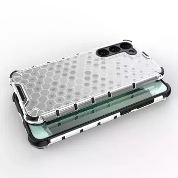 Etui Honeycomb do Samsung Galaxy S23+ Plus pancerny hybrydowy pokrowiec czarne