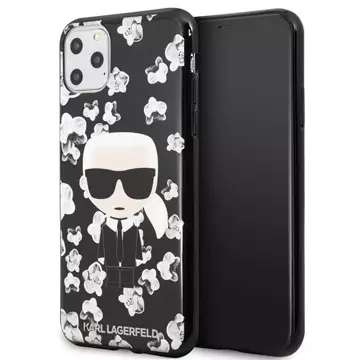 Etui Karl Lagerfeld KLHCN65FLFBBK do iPhone 11 Pro Max Flower Ikonik Karl