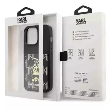 Etui Karl Lagerfeld KLHCP13LCANCNK do iPhone 13 Pro / 13 6,1" hardcase Karlimals Cardslot