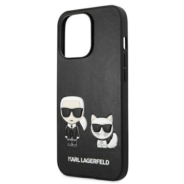 Etui Karl Lagerfeld KLHCP13XPCUSKCBK do iPhone 13 Pro Max 6,7" hardcase Ikonik Karl & Choupette