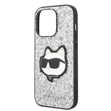 Etui Karl Lagerfeld KLHCP14LG2CPS do iPhone 14 Pro 6,1" hardcase Glitter Choupette Patch