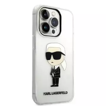 Etui Karl Lagerfeld KLHCP14LHNIKTCT do iPhone 14 Pro 6,1" hardcase Ikonik Karl Lagerfeld