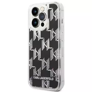 Etui Karl Lagerfeld KLHCP14LLMNMK do iPhone 14 Pro 6,1" hardcase Liquid Glitter Monogram