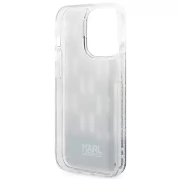 Etui Karl Lagerfeld KLHCP14LLMNMK do iPhone 14 Pro 6,1" hardcase Liquid Glitter Monogram