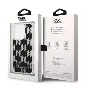 Etui Karl Lagerfeld KLHCP14LLMNMK do iPhone 14 Pro 6,1" hardcase Liquid Glitter Monogram