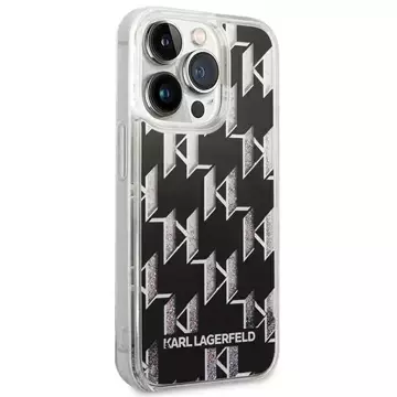 Etui Karl Lagerfeld KLHCP14LLMNMK do iPhone 14 Pro 6,1" hardcase Liquid Glitter Monogram