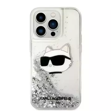 Etui Karl Lagerfeld KLHCP14LLNCHCS do iPhone 14 Pro 6,1" hardcase Glitter Choupette Head