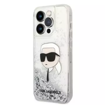 Etui Karl Lagerfeld KLHCP14LLNKHCH do iPhone 14 Pro 6,1" hardcase Glitter Karl Head