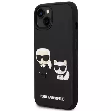 Etui Karl Lagerfeld KLHCP14S3DRKCK do iPhone 14 6,1" hardcase Karl&Choupette Ikonik 3D