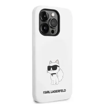 Etui Karl Lagerfeld KLHMP14LSNCHBCH iPhone 14 Pro 6,1" hardcase Silicone Choupette MagSafe