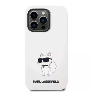 Etui Karl Lagerfeld KLHMP14LSNCHBCH iPhone 14 Pro 6,1" hardcase Silicone Choupette MagSafe