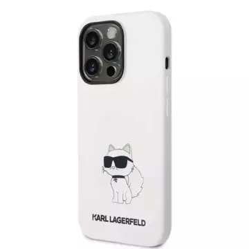 Etui Karl Lagerfeld KLHMP14LSNCHBCH iPhone 14 Pro 6,1" hardcase Silicone Choupette MagSafe