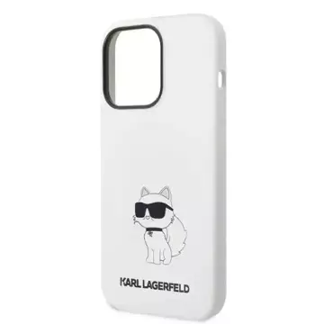 Etui Karl Lagerfeld KLHMP14LSNCHBCH iPhone 14 Pro 6,1" hardcase Silicone Choupette MagSafe