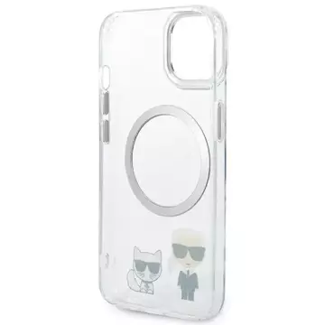 Etui Karl Lagerfeld KLHMP14MHKCT do iPhone 14 Plus 6,7" hardcase Karl & Choupette Aluminium Magsafe