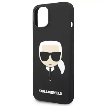 Etui Karl Lagerfeld KLHMP14MSLKHBK do iPhone 14 Plus 6,7" hardcase Silicone Karl`s Head Magsafe