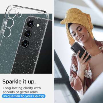 Etui Liquid Air Color do Samsung Galaxy S23 Glitter Crystal
