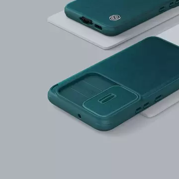 Etui Nillkin Qin Cloth Pro Case etui do Samsung Galaxy S23+ pokrowiec z klapką osłona na aparat szare