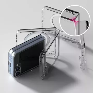 Etui Ringke Fusion Magnetic Magsafe do Samsung Galaxy Z Flip 6 Clear