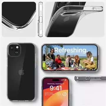 Etui Spigen Crystal Flex do Apple iPhone 15 - przezroczyste