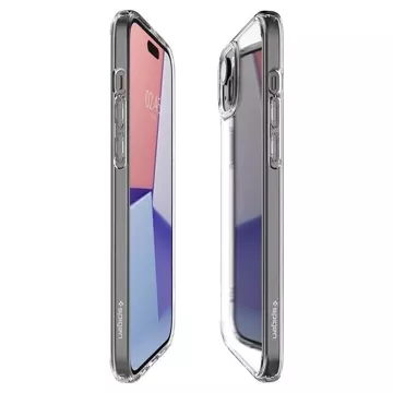 Etui Spigen Crystal Hybrid do Apple iPhone 15 Plus - przezroczyste