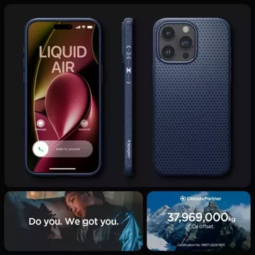 Etui Spigen Liquid Air do Apple iPhone 15 Pro Navy Blue