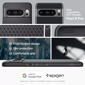 Etui Spigen Liquid Air do Google Pixel 8 Pro Matte Black