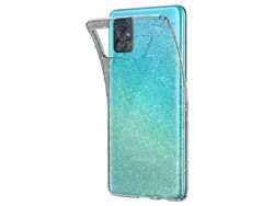 Etui Spigen Liquid Crystal Glitter do Samsung Galaxy A51 Crystal Quartz