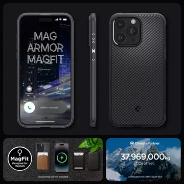 Etui Spigen Mag Armor MagSafe do Apple iPhone 15 Pro Max Matte Black