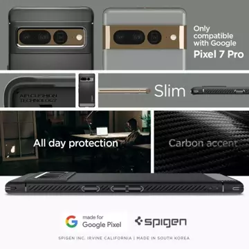 Etui Spigen Rugged Armor do Google Pixel 7 Pro Matte Black