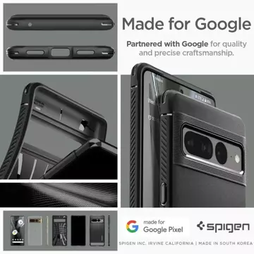 Etui Spigen Rugged Armor do Google Pixel 7 Pro Matte Black