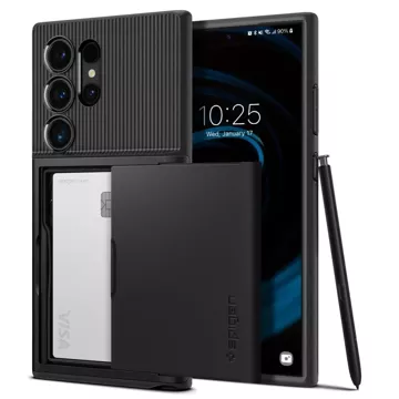 Etui Spigen Slim Armor CS do Samsung Galaxy S24 Ultra Black