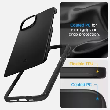 Etui Spigen Thin Fit do iPhone 15 black