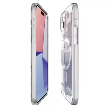 Etui Spigen Ultra Hybrid Mag Magsafe do Apple iPhone 15 Zero One White