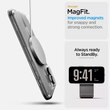 Etui Spigen Ultra Hybrid ”T” Mag Magsafe iPhone 16 Pro Max White