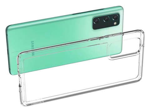 Etui Spigen Ultra Hybrid do Samsung Galaxy S20 FE Crystal Clear + Szkło Alogy Full