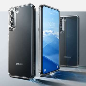 Etui Spigen Ultra Hybrid do Samsung Galaxy S22 Crystal Clear + Szkło