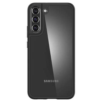 Etui Spigen Ultra Hybrid do Samsung Galaxy S22 Matte Black + Szkło
