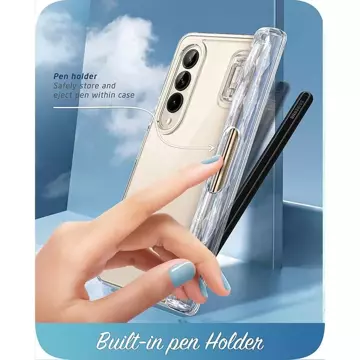Etui Supcase Cosmo Pen do Samsung Galaxy Z Fold 4 Clear