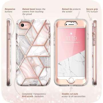 Etui Supcase Cosmo do Apple iPhone 7 / 8 / SE 2020 / 2022 Marble