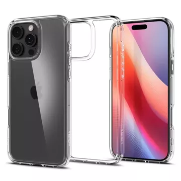 Etui + Szkło Spigen Ultra Hybrid do Apple iPhone 16 Pro Crystal Clear