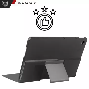 Etui + Szkło do Lenovo Tab Plus 11.5" 2024 TB351FU Alogy Book Cover Case obudowa na tablet Granatowe + Rysik Gratis