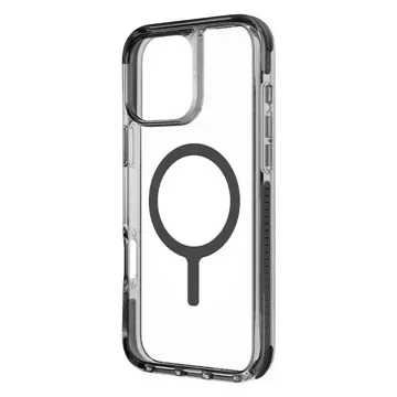 Etui UNIQ Combat do iPhone 16 Pro 6.3" Magclick Charging Czarny/Carbon Black