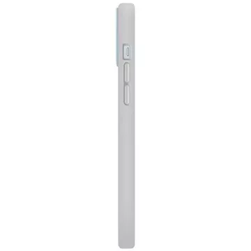 Etui UNIQ Lino Hue do iPhone 15 6.1" Magclick Charging jasnoszary/chalk grey