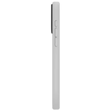 Etui UNIQ Lino Hue do iPhone 15 Pro Max 6.7" Magclick Charging jasnoszary/chalk grey
