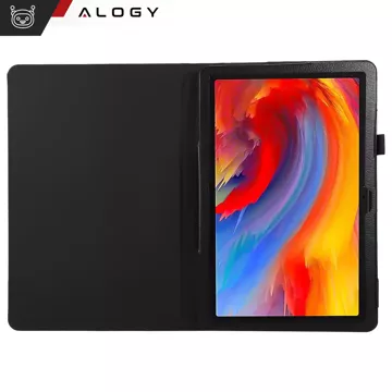 Etui do Lenovo Tab K11E / M11 10.95" TB330FU/TB330XU/TB331FC stojak pokrowiec obudowa z klapką na tablet Case Alogy Czarne