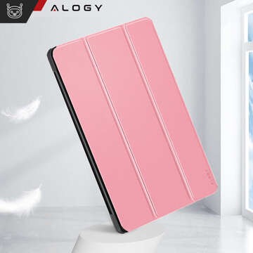 Etui do Lenovo Tab M11 10.95" TB330FU / TB330XU / TB331FC Book Case Cover z klapką obudowa futerał pokrowiec Alogy Różowe + Rysik