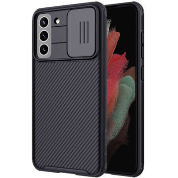 Etui do Samsung Galaxy S21 FE Nillkin CamShield Pro Black + Szkło