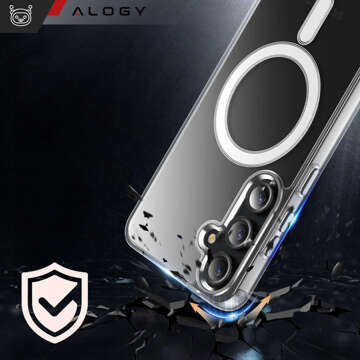 Etui do Samsung Galaxy S23 FE Plus Mag Safe Hybrid Case obudowa plecki Cover Anti-Shock Clear Alogy Przezroczyste