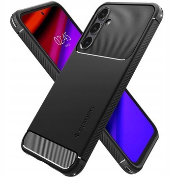 Etui do Samsung Galaxy S23 FE  Spigen Case obudowa plecki czarne Rugged Armor Matte Black + Szkło